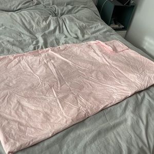Brooklinen Pink Percale Duvet Cover and  2 standard pillow cases